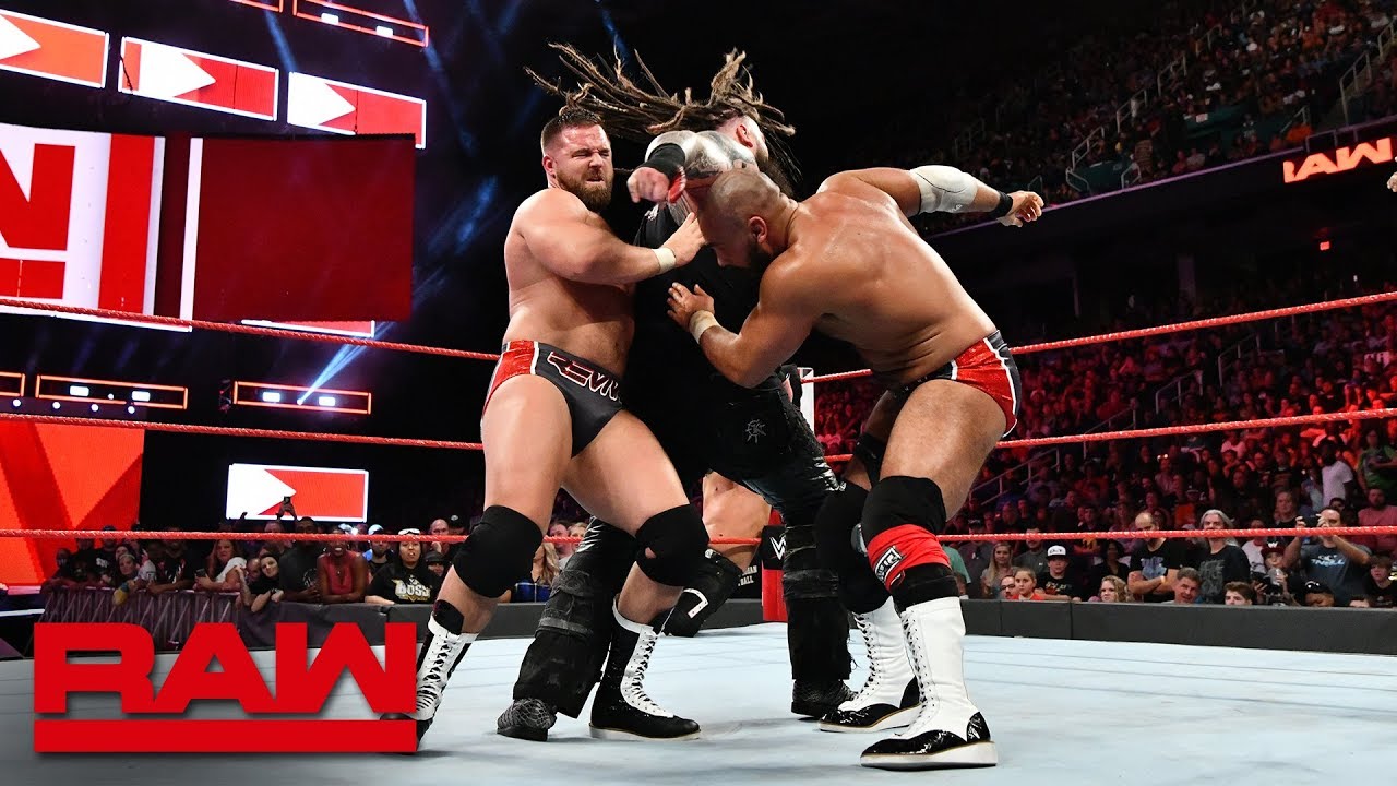 B-Team vs Deleters of Worlds vs The Revival - Raw Tag Title Triple Threat Match, Raw, Aug. 13, 2018