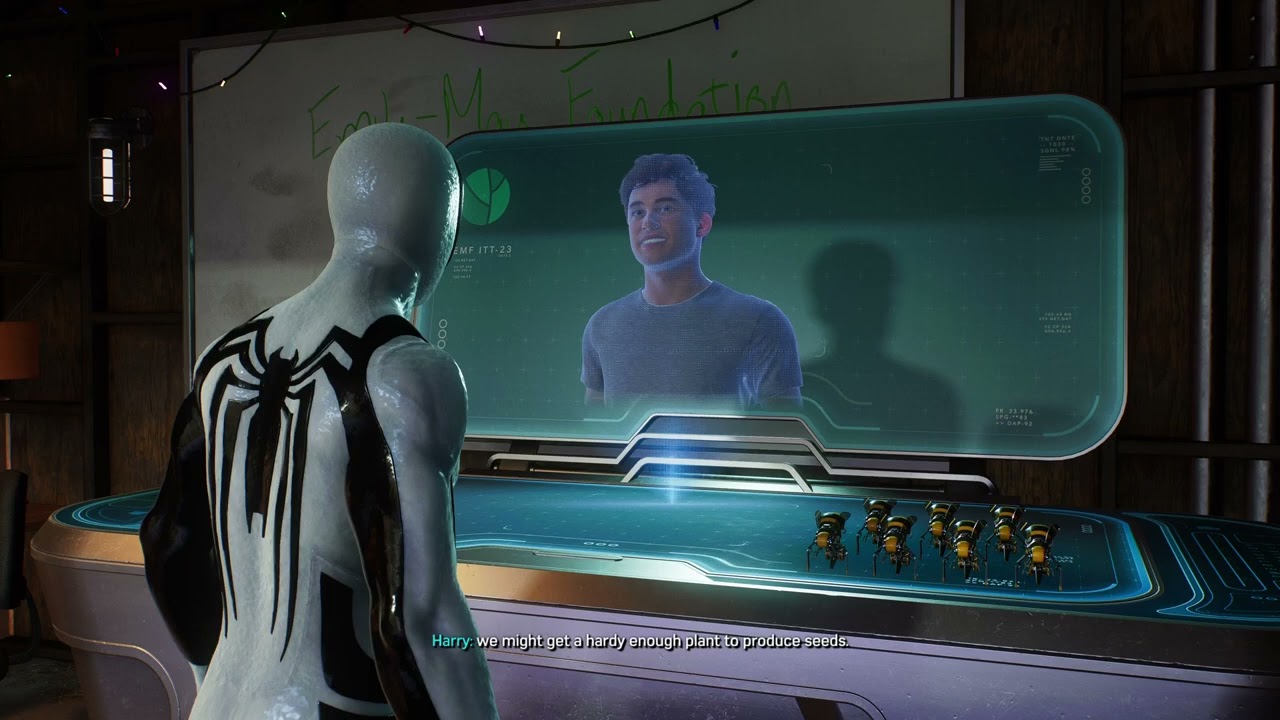 Marvel's Spider-Man 2: Emily May Foundation Plant Attributes Puzzle  Solution Harry EMF Mission