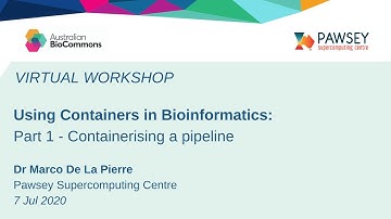 WORKSHOP: Containerising a pipeline (Part 1)