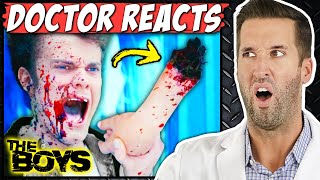 ER Doctor REACTS to The Boys Craziest Medical Scenes