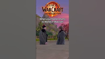When your friend returns to World of Warcraft #worldofwarcraft #warcraft #thewarwithin #warwithin