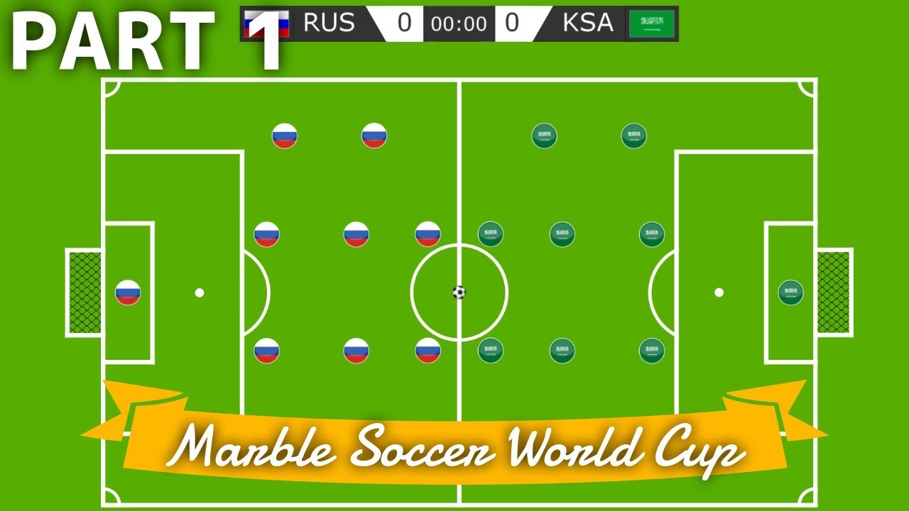 Marble Soccer World Cup Russia 2018 