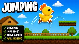 Unity 2D Platformer Tutorial #3 | Jumping, Platforms & Physics Materials