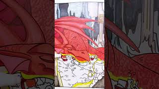🐉✨Dragon Cave Coloring Page | Free Monthly Pages #coloringtime #coloringbook #art #cute