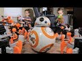 Nerf War :  BB8 Saves the Day (Twin Toys)