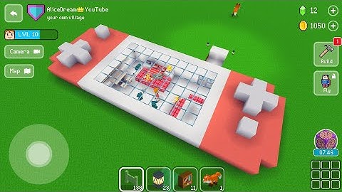 🌳Nintendo Switch Pink House Tutorial - Block Craft 3D: Building Game