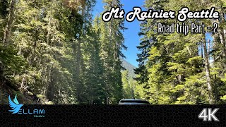 Mt Rainier National Park Scenic Drive Part-2, Washington USA - 4k