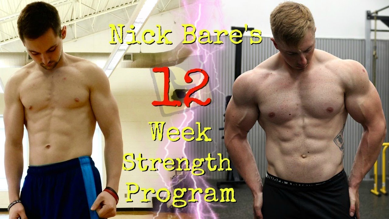 6 Day Nick bare workout program for Gym