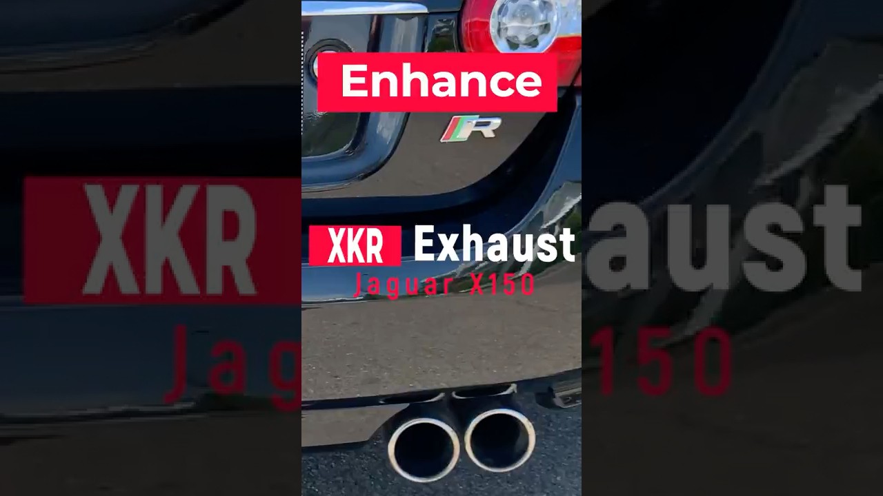 Как усилить звук выхлопа Jaguar XKR?