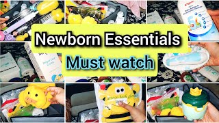 Newborn Baby Essentials||Babies Must Haves||Newborn Shopping Haul||Just watch723