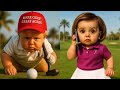 Baby Trump Takes Baby Nancy Pelosi Golfing With Him