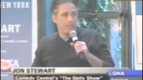 2004 Jon Stewart C-Span Interview Part 3 of 7