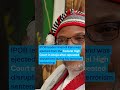 Nnamdi Kanu removed from court in terrorism trial