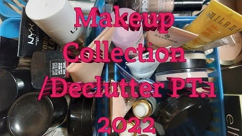 Makeup Collection/Declutter PT.1  ☆Primer ☆Foundation ☆Concealer ☆Face Powder 🧡💛💚