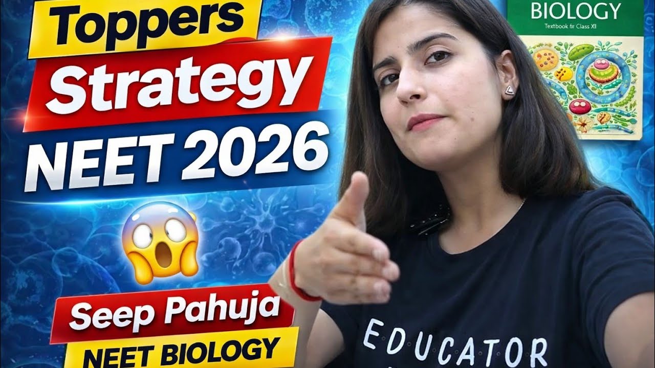 Last 3 Months Toppers Strategy for NEET 2026 🔥| @SeepPahuja #neet2026 # ...