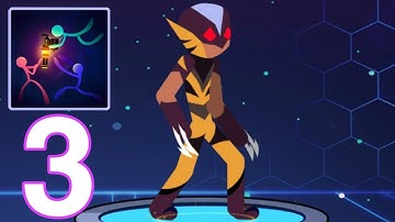 Stickman Fighter Infinity All Levels Gameplay Walkthrough Part 3 (Android/iOS) - Super Action Heroes