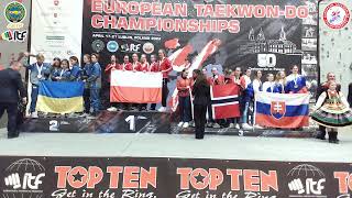 2024-04-20, Awarding Ceremony 3, AETF European Taekwon-Do Championships
