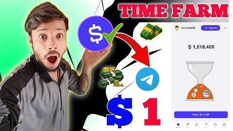 Best Telegram Mining App || Time Farm Mining App Full Details🔥|| Second Token Farming ||Time Farm
