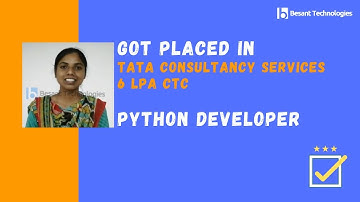 Besant Technologies siruseri Review | Renukadevi Got Placed in TCS as Software Developer with 6 LAC