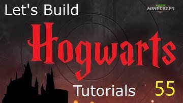 Lets Build Hogwarts in Minecraft Tutorials Part 55. Landscaping part 6
