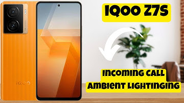 iQOO Z7s Incoming Call Ambient Lightinging || How to enable Incoming Call Ambient Lightinging