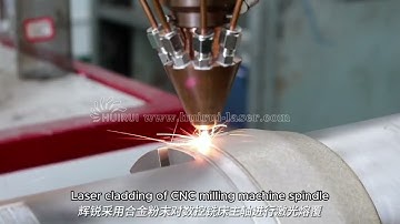 Laser cladding repair CNC milling machine spindle#lasercladding #machine #technology #cnc