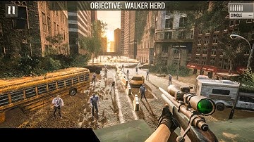 Sniper Zombie 3d - Offline Sniper Zombie Shooting Games - Android Gameplay 