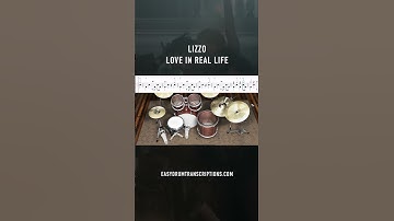 Thumbnail of Lizzo - Love in Real Life #drums #drumming #drumsheetmusic