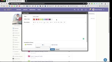 Schoology Courses   Folder Creation