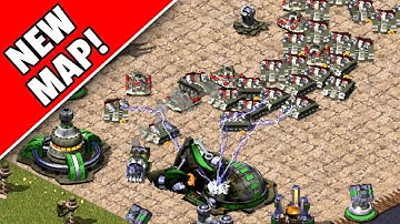 Red Alert 2 | All vs One By: Mrk65 | (7 vs 1 + Superweapons)