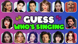 Guess Who's Singing 🎤🎵 | MOST VIRAL TIKTOK SONGS (2024) | Taylor Swift, Black Pink,  Ice Spice, Tyla