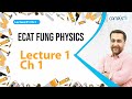 ECAT FUNG Physics LIVE Lecture 1, Ch 1