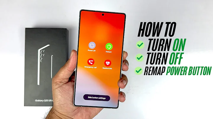 Samsung S25 Ultra 5G: How to Power Off, Power On, Restart, and Set Up Power Button
