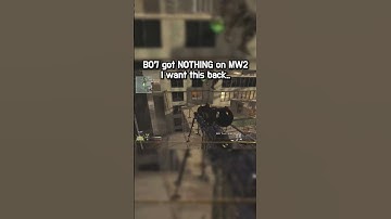 I want Golden Era MW2 back F*CK BO7..  #callofduty #nostalgia #cod #trickshot