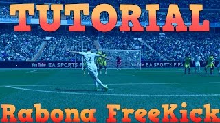 FIFA 16 - RABONA FREEKICK TUTORIAL TIRO LIBRE DE RABONA