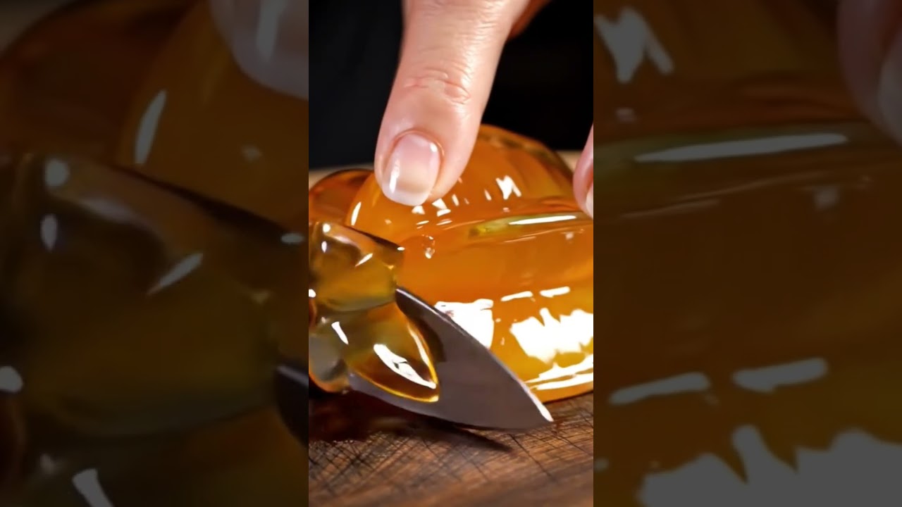 Ultra Realistic Starfruit Glass Cutting | ASMR 8K 