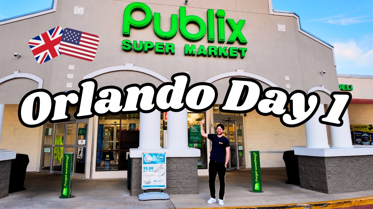 Британцы впервые делают покупки в Publix! Эпкот - Пляжи и крем - Видеоблог о Walt Disney World