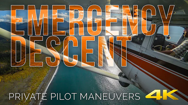 Emergency Descent in 4K -- Private Pilot Flying Maneuvers