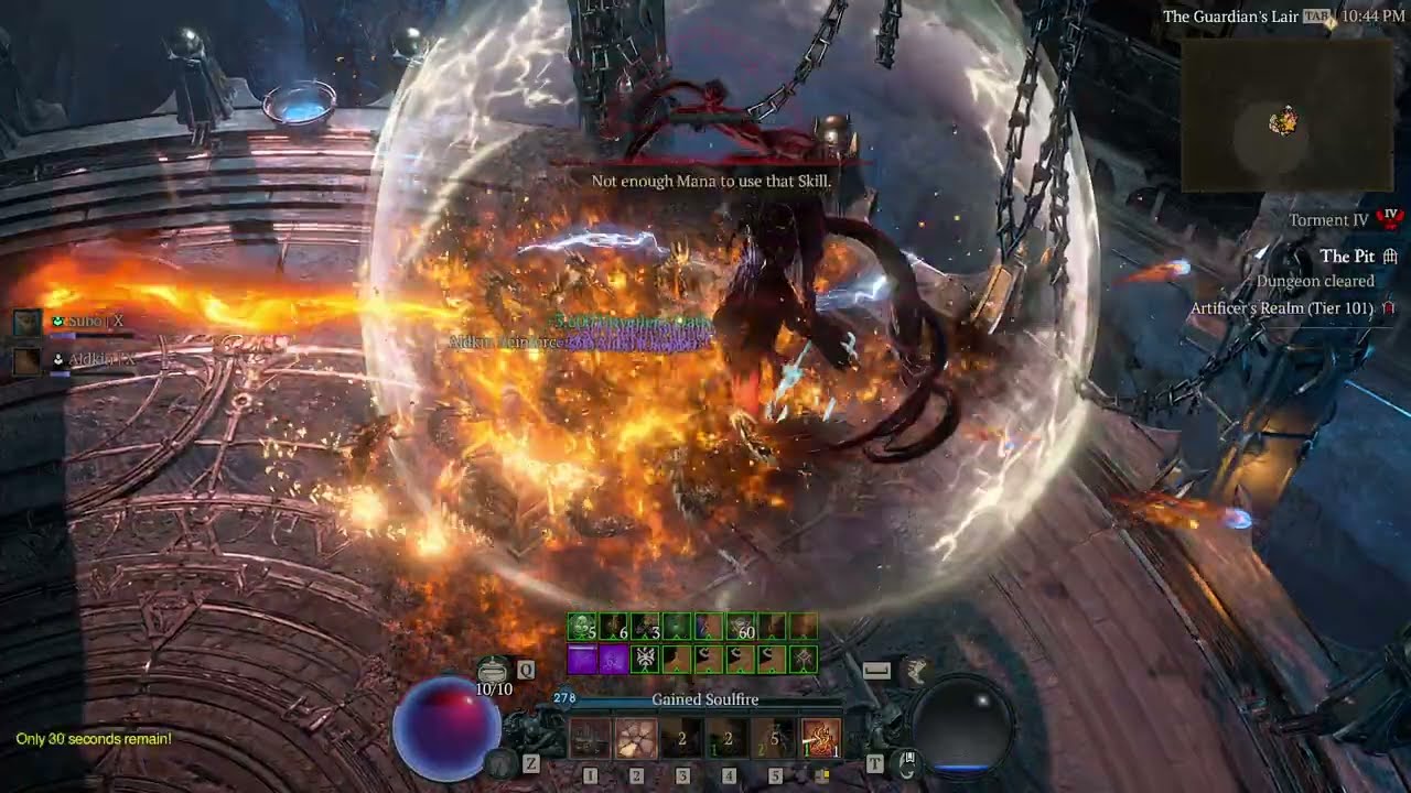 Diablo 4 – Season 9 Hydra Sorc Build – Full X10 (1 GA) Items + 2B Gold – No Mythic – Xbox/PC/PS5
