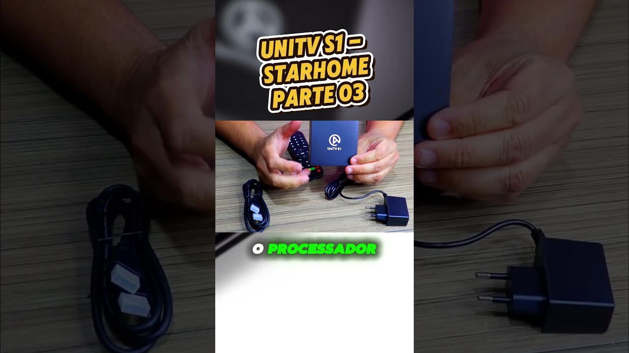 📦🔍 O Que Vem na Caixa do Unitv S1? Descubra Tudo Antes de Levar Pra Casa! 🖥️⚙️✅