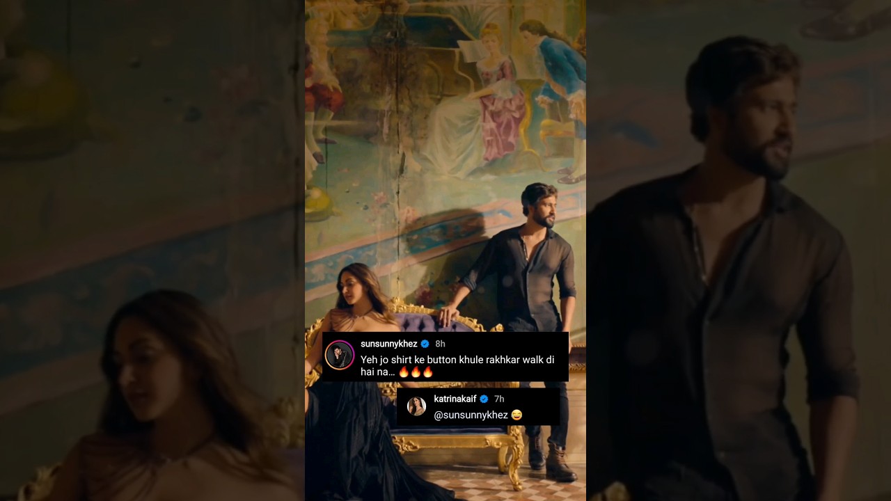 Katrina Kaif and Sunny Kaushal comment on Vicky Kaushal's new song