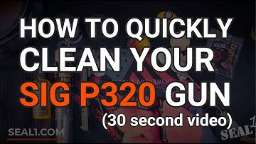How to Clean Your SIG P320 w/ SEAL 1 All-In-One CLP Plus