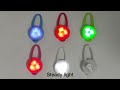Silicone Pet Collar Light With 3 LED Lights For Dog Safety