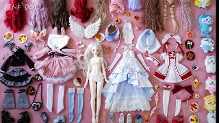 PRINCESS Cinderella Zuzana MYOU DOLL BJD Unboxing Dress Up screenshot 2