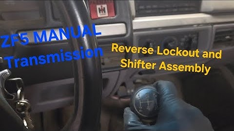 ZF5 Manual Transmission REVERSE LOCKOUT and SHIFTER ASSEMBLY