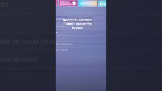 Xiaomi 9T/Redmi9/Redmi9 9power pattern/pin /Google account remove and frp bypass📱📲🤳