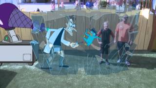 Phineas & Ferb Downtown Disney Augmented Reality Experience Grand Visual