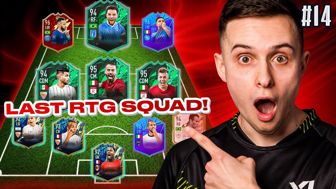 MY LAST EVER RTG TEAM FIFA 22 YouTube
