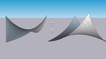 Modeling Tensile Structures with Soap Skin in Sketchup