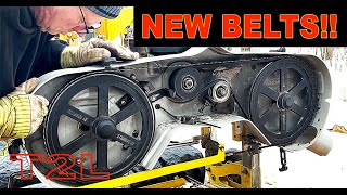 Changing the Belts and Adjusting the Blade Tracking on my Frontier OS18 Sawmill